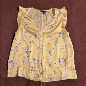 Floral Yellow Top